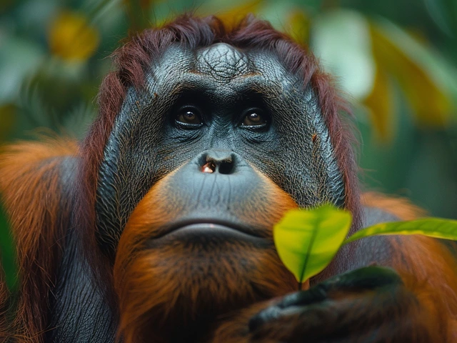 Breakthrough Observation: Sumatran Orangutan Uses Medicinal Plant to Heal Wound